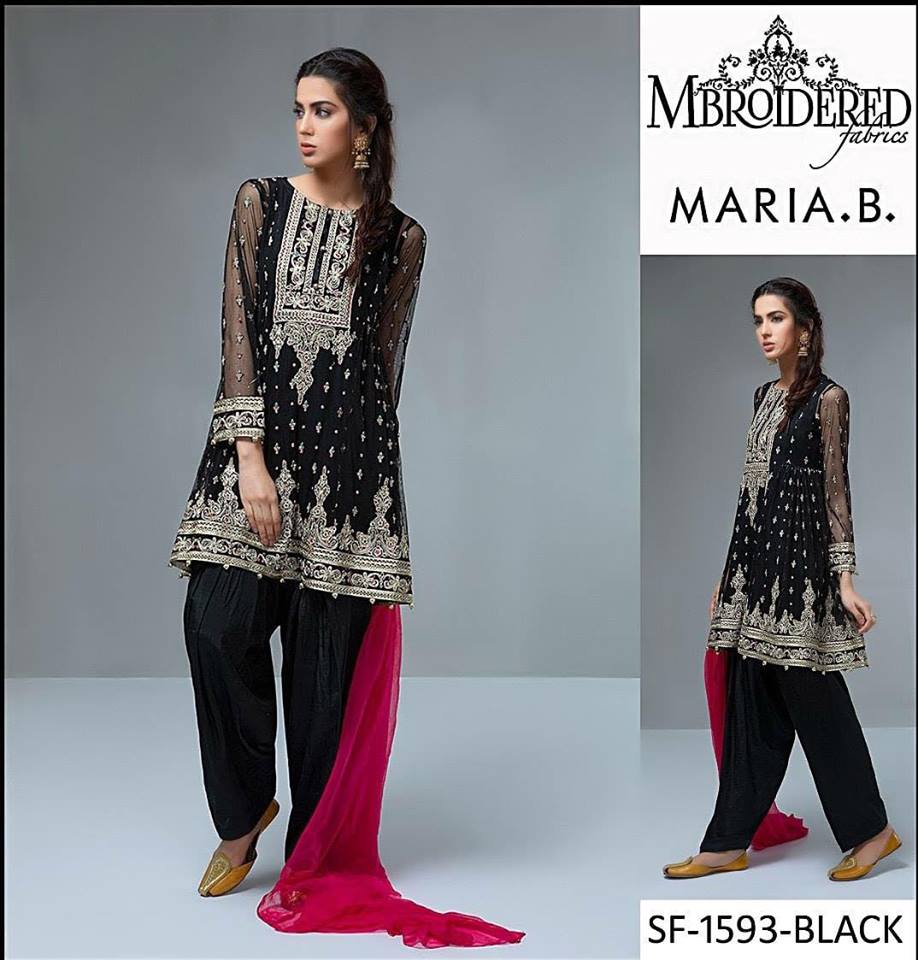 Brand Maria B Linen Collection with Chiffon Dupatta (Master Replica - Unstitched)