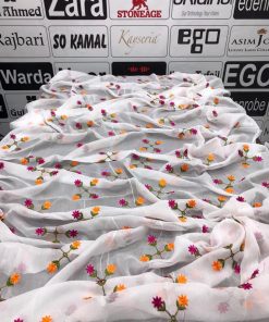 bareeze embroidered dupatta