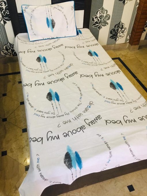 printed single bed sheets
