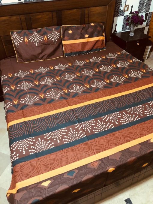 PRINTED KING BED SHEET