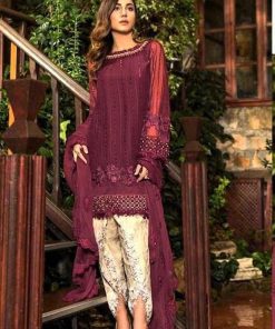 mariab unstitched 2pc