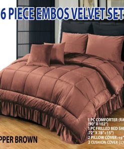 bridal Emboss Velvet Bedsheet