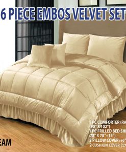 Emboss Velvet Bedsheet