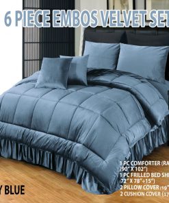 Emboss Velvet Bedsheet