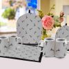 7Pcs Quilted Tea Cozy Set Maze