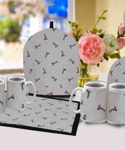 7Pcs Quilted Tea Cozy Set Maze