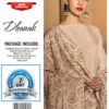 bareeze embroidered dhanak suit