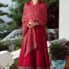 bareeze embroidered dhanak suit
