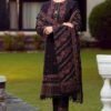 bareeze embroidered dhanak suit