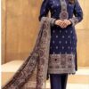 bareeze embroidered dhanak suit