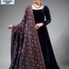 bareeze embroidered dhanak suit