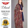 bareeze embroidered dhanak suit