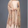 bareeze embroidered dhanak suit