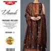 bareeze embroidered dhanak suit