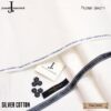 junaid jamshed silver cotton