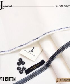 junaid jamshed silver cotton
