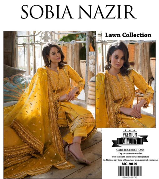 sobia nazeir lawn collection.