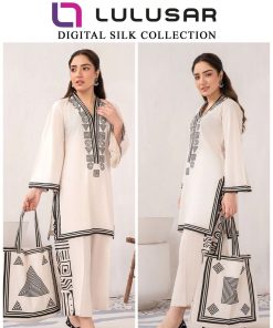 Lulusar Digital Printed Shamoz Silk-2PC