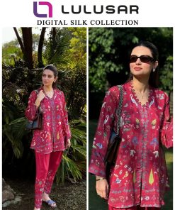 Lulusar Digital Printed Shamoz Silk-2PC